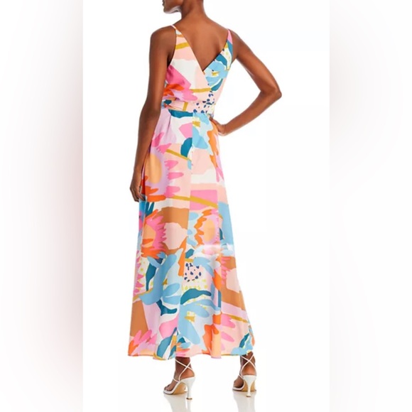 AQUA Floral Print Maxi Dress - Picture 5 of 6